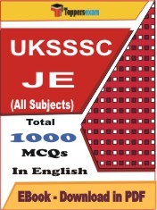 EBook of UKSSSC JE, PDF Format in English