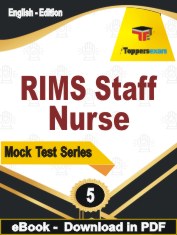 RIMS Staff Nurse Exam PDF Book In English - Practice Set
