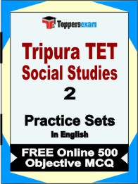 Tripura TET Social Studies Exam Book in English - Question Paper / Practice Set