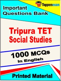Tripura TET Social Studies Exam Book in English - Objective MCQ