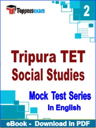 Tripura TET Social Studies Exam PDF Book In English - Question Paper