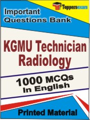 KGMU Technician Radiology Exam  Book in English - Objective MCQ