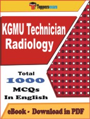 KGMU Technician Radiology Exam PDF Book In English - MCQ / Objective Questions