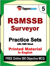 RSMSSB Surveyor Exam Book in English - Mock Test / Practice Set