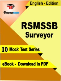 RSMSSB Surveyor Exam PDF Book In English - Mock Test/Practice Set