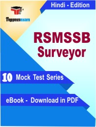 RSMSSB Surveyor Exam PDF Book In Hindi - Mock Test/Practice Set