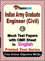 Indian Army Graduate Engineer (Civil) Exam Mock Test Papers (Book) in English