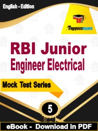 RBI Junior Engineer Electrical Exam PDF Book In English - Practice Set
