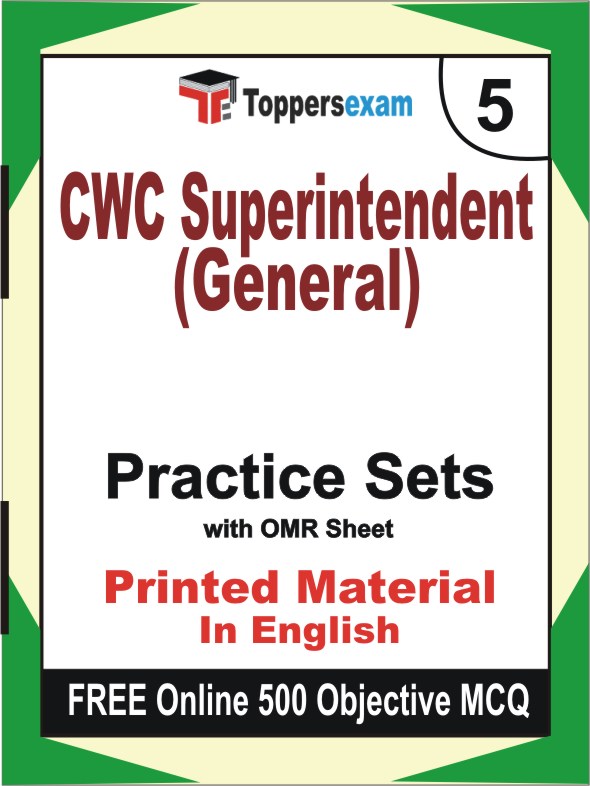 CWC Superintendent (General) Exam Book in English - Mock Test / Practice Set