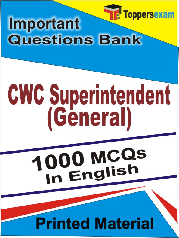 CWC Superintendent (General) Exam Book in English - Objective MCQ