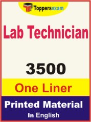 Lab Technician One Liner Book in English