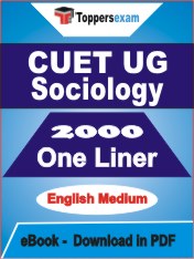 CUET UG Sociology One Liner Book PDF in English