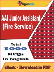 AAI Junior Assistant (Fire Service) Exam PDF Book In English - MCQ / Objective Questions