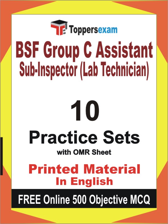 BSF Group C Assistant Sub-Inspector (Lab Technician) Exam Book in English - Practice Set