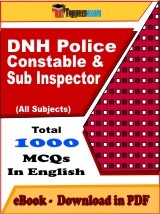 EBook of DNH Police Constable, PDF Format in English