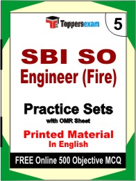 SBI SO Engineer (Fire) Exam Book in English - Mock Test / Practice Set