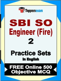 SBI SO Engineer (Fire) Exam Book in English - Question Paper / Practice Set