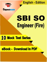 SBI SO Engineer (Fire) Exam PDF Book In English - Mock Test/Practice Set