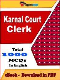 Karnal Court Clerk Exam PDF Book In English - MCQ / Objective Questions