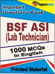 BSF ASI (Lab Technician) Exam Book in English - Objective MCQ