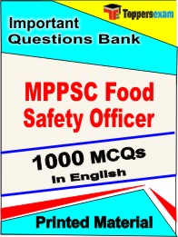 MPPSC Food Safety Officer Exam Book in English - Objective MCQ