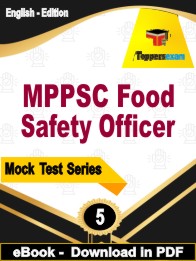 MPPSC Food Safety Officer Exam PDF Book In English - Practice Set