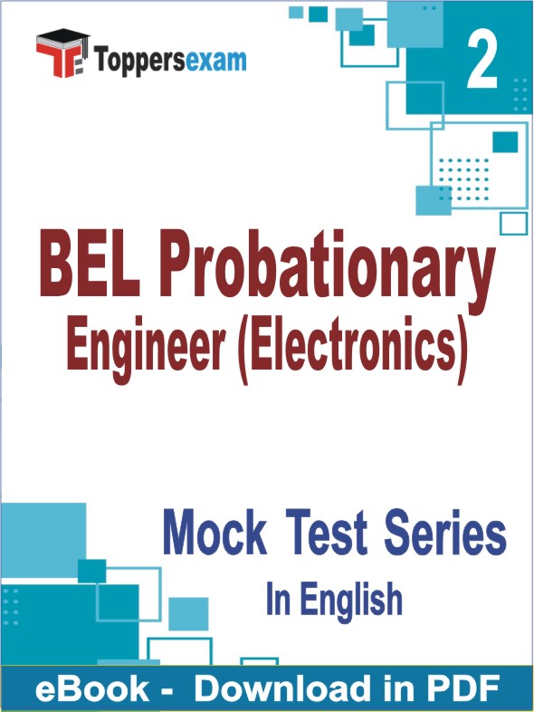 BEL Probationary Engineer (Electronics) Exam PDF Book In English - Question Paper