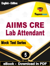AIIMS CRE Lab Attendant Exam PDF Book In English - Practice Set