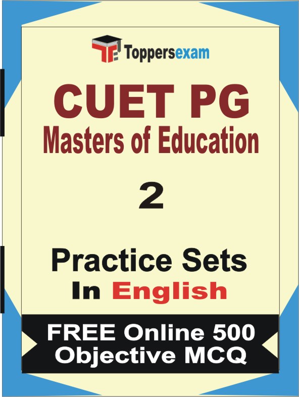CUET PG Masters of Education Exam Book in English - Question Paper / Practice Set