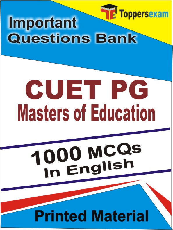 CUET PG Masters of Education Exam Book in English - Objective MCQ
