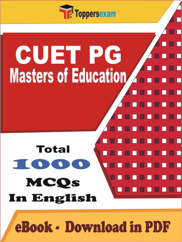 CUET PG Masters of Education Exam PDF Book In English - MCQ / Objective Questions