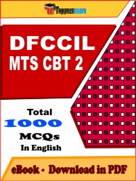 DFCCIL MTS CBT 2 Exam PDF Book In English - MCQ / Objective Questions