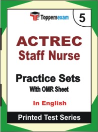ACTREC Staff Nurse Book in English - Mock Test / Practice Set