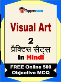Visual Art Exam Book in Hindi - Question Paper / Practice Set