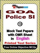 Goa Police SI Exam Mock Test Papers (Book) in English