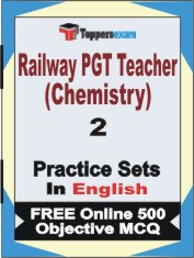 Railway PGT Teacher (Chemistry) Exam Book in English - Question Paper / Practice Set