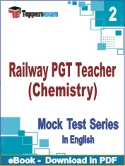 Railway PGT Teacher (Chemistry) Exam PDF Book In English - Question Paper