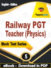 Railway PGT Teacher (Physics) Exam PDF Book In English - Practice Set
