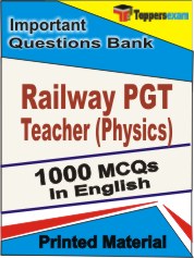 Railway PGT Teacher (Physics) Exam Book in English - Objective MCQ