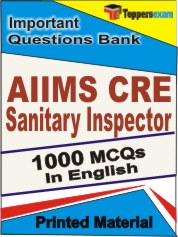 AIIMS CRE Sanitary Inspector Exam Book in English - Objective MCQ