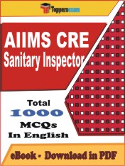 AIIMS CRE Sanitary Inspector Exam PDF Book In English - MCQ / Objective Questions