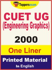 CUET UG (Engineering Graphics) One Liner Book in English