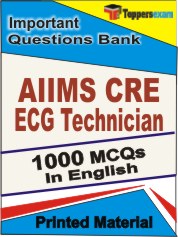 AIIMS CRE ECG Technician Exam Book in English - Objective MCQ
