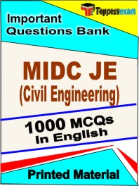 MIDC JE (Civil Engineering) Exam Book in English - Objective MCQ