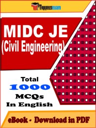 MIDC JE (Civil Engineering) Exam PDF Book In English - MCQ / Objective Questions