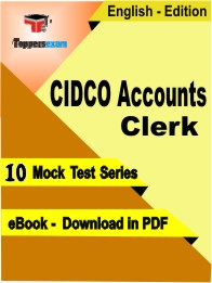 CIDCO Accounts Clerk Exam PDF Book In English - Mock Test/Practice Set