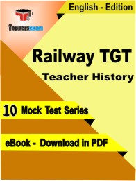Railway TGT Teacher History Exam PDF Book In English - Mock Test/Practice Set
