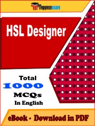 HSL Designer Exam PDF Book In English - MCQ / Objective Questions