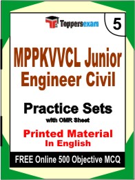 MPPKVVCL Junior Engineer Civil Book in English - Mock Test / Practice Set