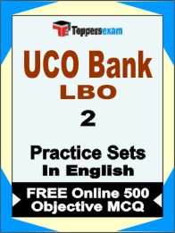 UCO Bank LBO Book in English - Question Paper / Practice Set